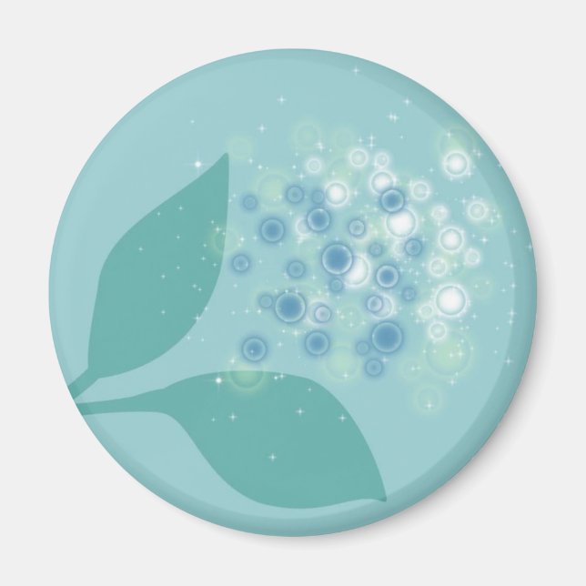 Fluffy Blume Magnet (Vorne)