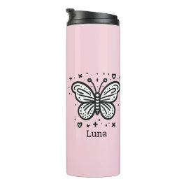 Fluffy Buffalo Baby - Kawaii Farm Animal Thermosbecher