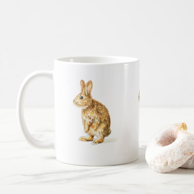 Fluffy Bunny - Kaffeetasse (Mit Donut)