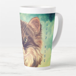 Fluffy Cat Cloud Nine Latte Tasse