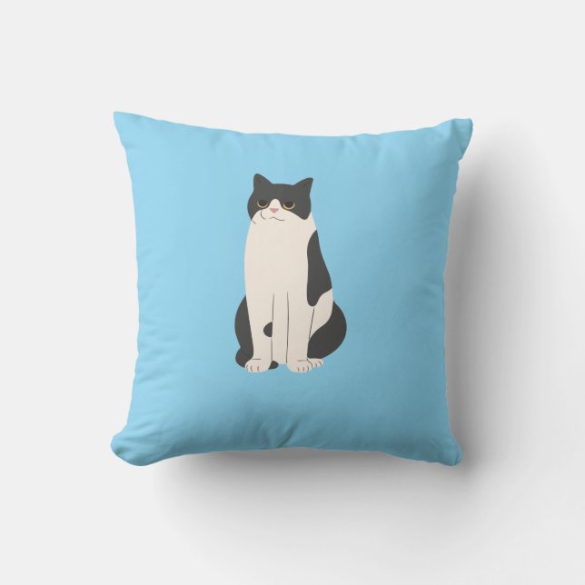 Fluffy Cat Pillow Kissen (Vorderseite)