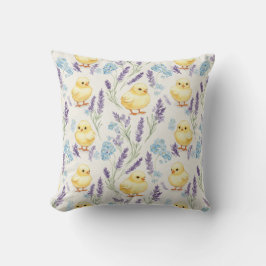 Fluffy Chicks and Lavender von Natasha Us Kissen