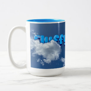 Fluffy Cloud-Tasse Zweifarbige Tasse
