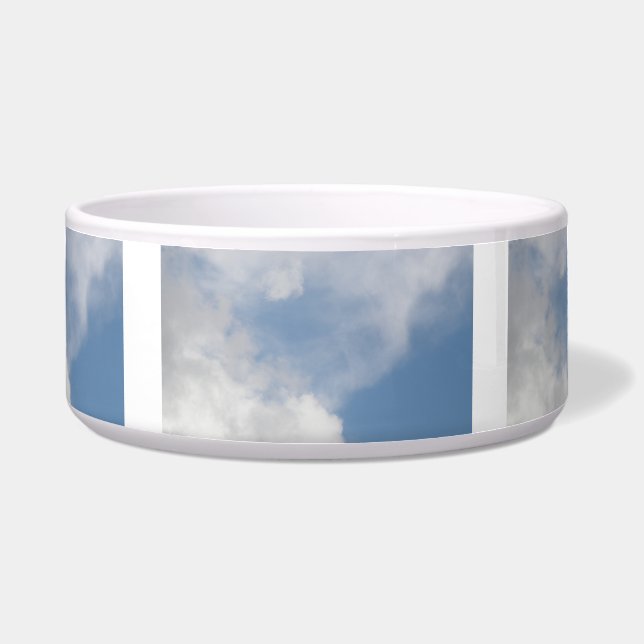 Fluffy Clouds Dog Bowl Napf (Vorderseite)