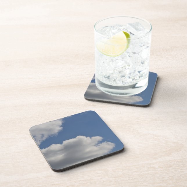 Fluffy Clouds Getränkeuntersetzer (Rechte Seite)