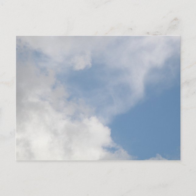 Fluffy Clouds Postcard Postkarte (Vorderseite)