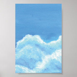 Fluffy Clouds Print, Value Poster Paper (Matte)