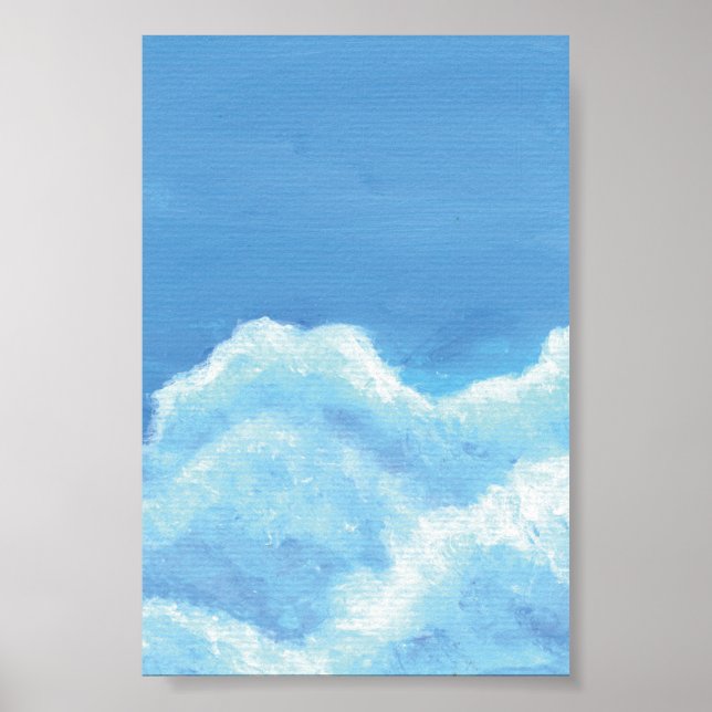 Fluffy Clouds Print, Value Poster Paper (Matte) (Vorne)