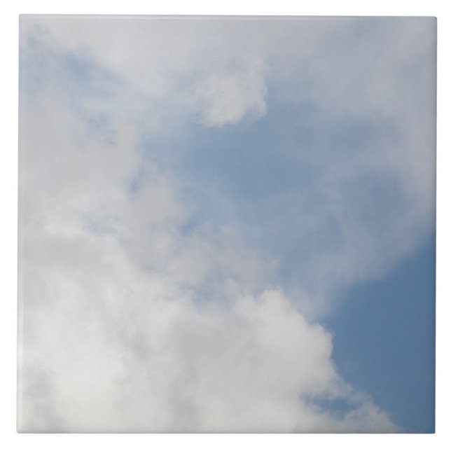 Fluffy Clouds Tile Fliese (Vorderseite)
