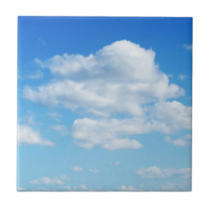 Fluffy Clouds und Blue Sky Fliese