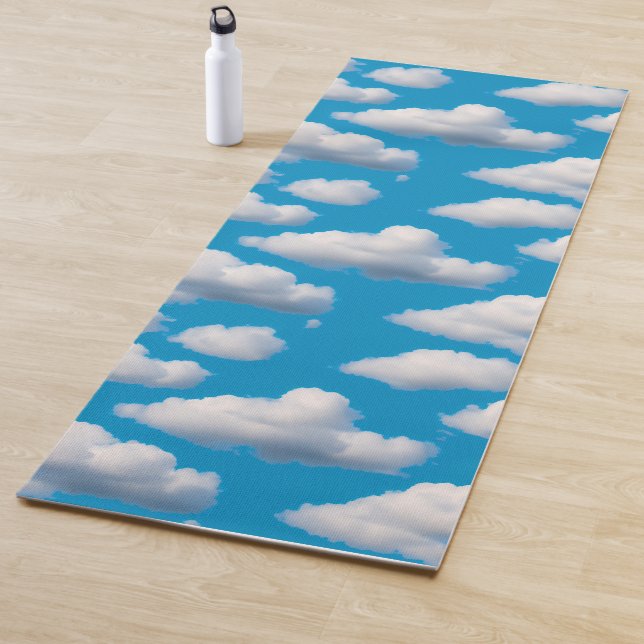 Fluffy Clouds Yogamatte (Beispiel)