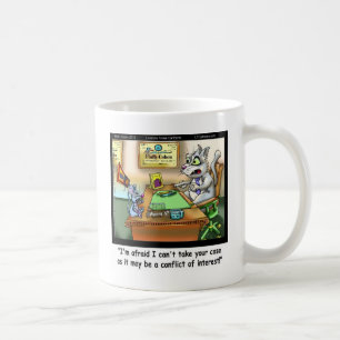 Fluffy Cohen Anwältin @Claw Lustige Katze & Rechts Tasse
