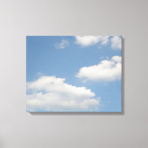 Fluffy Cumulus Clouds Canvas Print Leinwanddruck