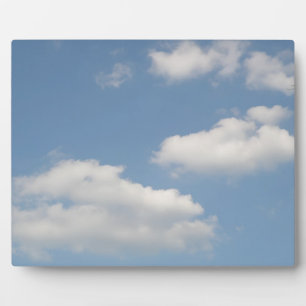 Fluffy Cumulus Clouds Plaque Fotoplatte