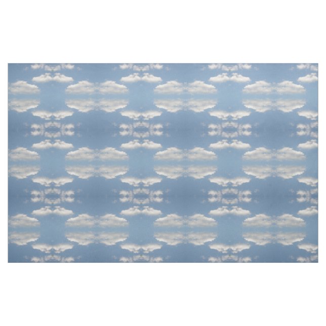 Fluffy Cumulus Wolken Gemusterte Gewebe Stoff (Fat Quarter (45,7 x 55,9 cm))