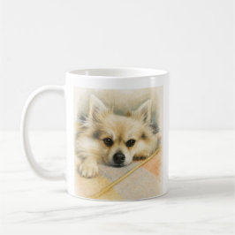 Fluffy Dog – Pomeranian Chihuahua Pet Portrait Kaffeetasse