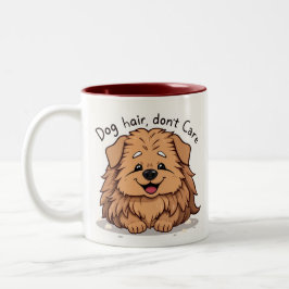 Fluffy Dog Zweifarbige Tasse