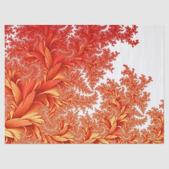 Fluffy Feathers oder Ferns oder etwas Seidenpapier (Vorderseite)