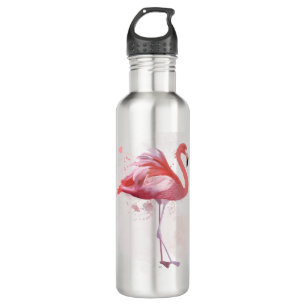 Fluffy Flamingo Edelstahlflasche