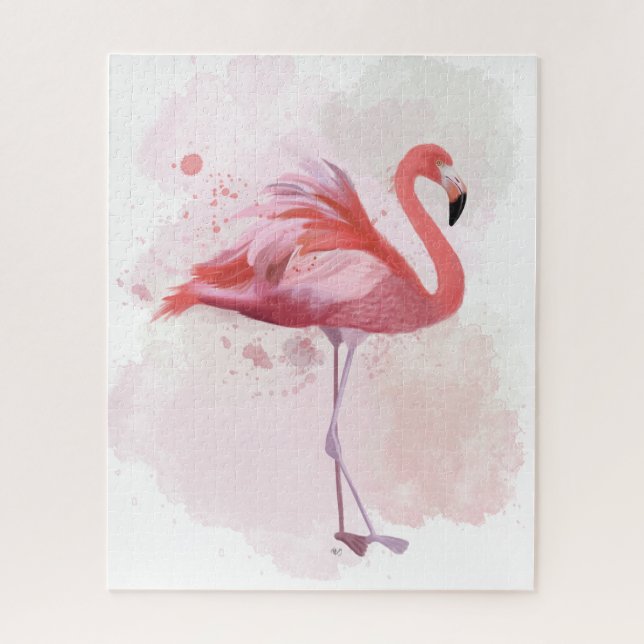 Fluffy Flamingo Puzzle (Vertikal)
