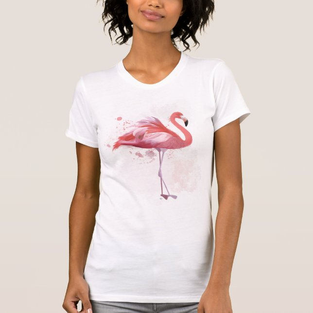 Fluffy Flamingo T-Shirt (Vorderseite)