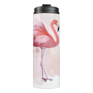 Fluffy Flamingo Thermosbecher