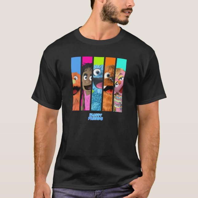 Fluffy Friends "The Gang" T-Shirt (Vorderseite)