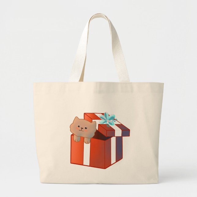 Fluffy Gift Jumbo Stoffbeutel (Vorne)