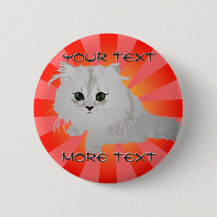 Fluffy Kitten Button