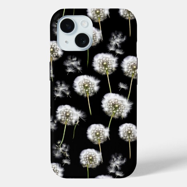 Fluffy Leuchten auf schwarz Case-Mate iPhone Hülle (Rückseite)