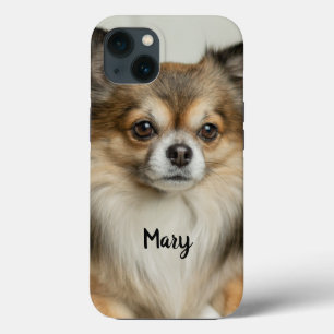Fluffy Long Haired Chihuahua Puppy Dog Case-Mate iPhone Hülle
