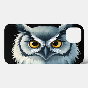 Fluffy Owl mit ausdrucksstarken Augen Case-Mate iPhone Hülle