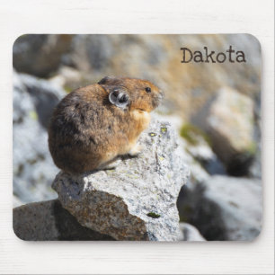 Fluffy Pika Custom Mousepad