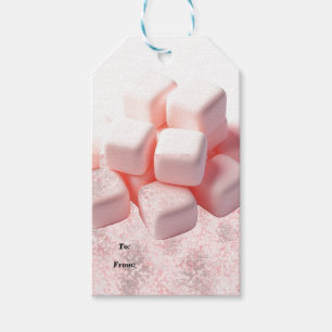 Fluffy Pink Marshmallows Geschenkanhänger
