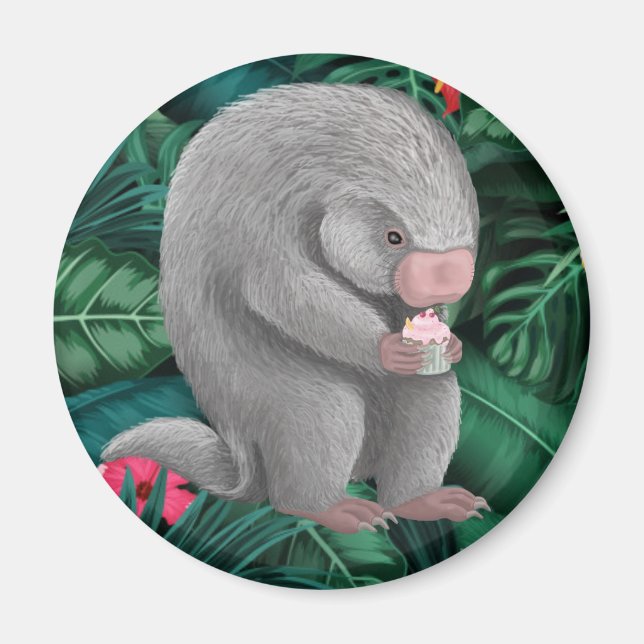 Fluffy Porcupine Magnet (Vorne)