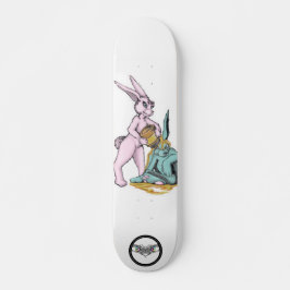 Fluffy Puffy Honey Bunny niedlicher Tiere Illustra Skateboard