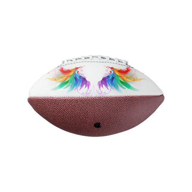 Fluffy Rainbow Wings Football (Gedreht 270)