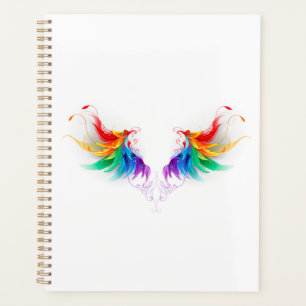 Fluffy Rainbow Wings Planer