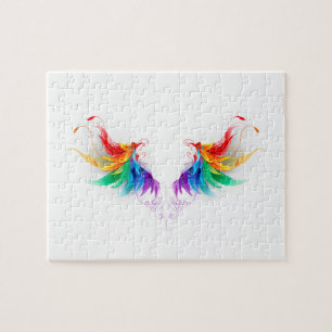 Fluffy Rainbow Wings Puzzle