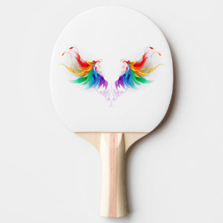 Fluffy Rainbow Wings Tischtennis Schläger