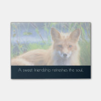 Fluffy Red Fox mit Freundschaftsangebot