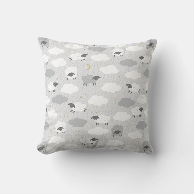 Fluffy Sheep Kissen (Vorderseite)