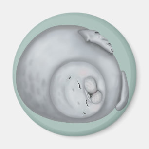 Fluffy Siegel Magnet