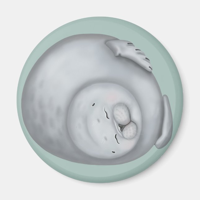 Fluffy Siegel Magnet (Vorne)