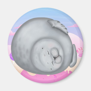 Fluffy Siegel Magnet