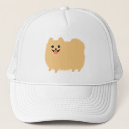 Fluffy Spitz Niedlich Dog Truckerkappe