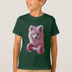 Fluffy Stärke Pastel Dumbell , entworfen T-Shirt