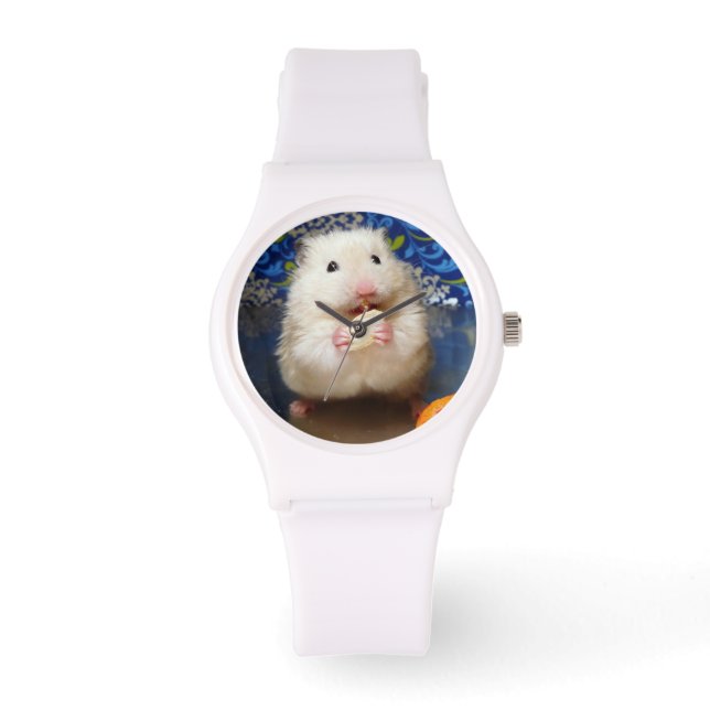 Fluffy Syrian Hamster Kokolinka Armbanduhr (Vorderseite)
