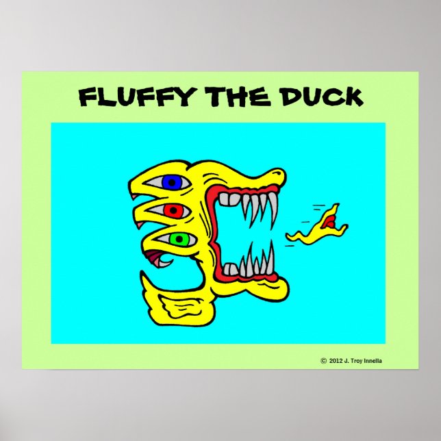 Fluffy th Duck Poster (Vorne)