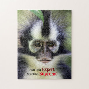 Fluffy Thomas Leaf Affe Puzzle